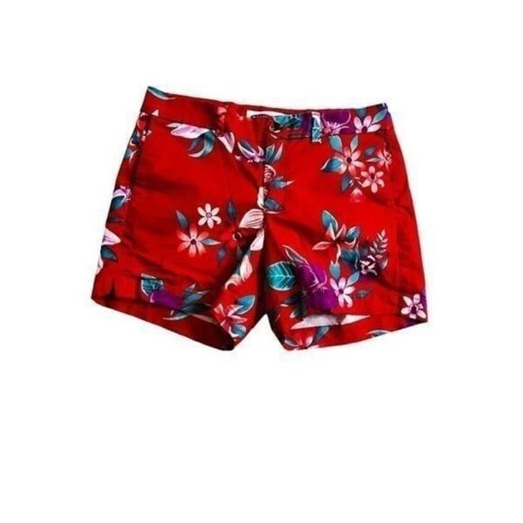 Old Navy every day red flowers print shorts size 6 - Picture 5 of 6